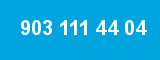 903 111 44 04 903 111 44 04